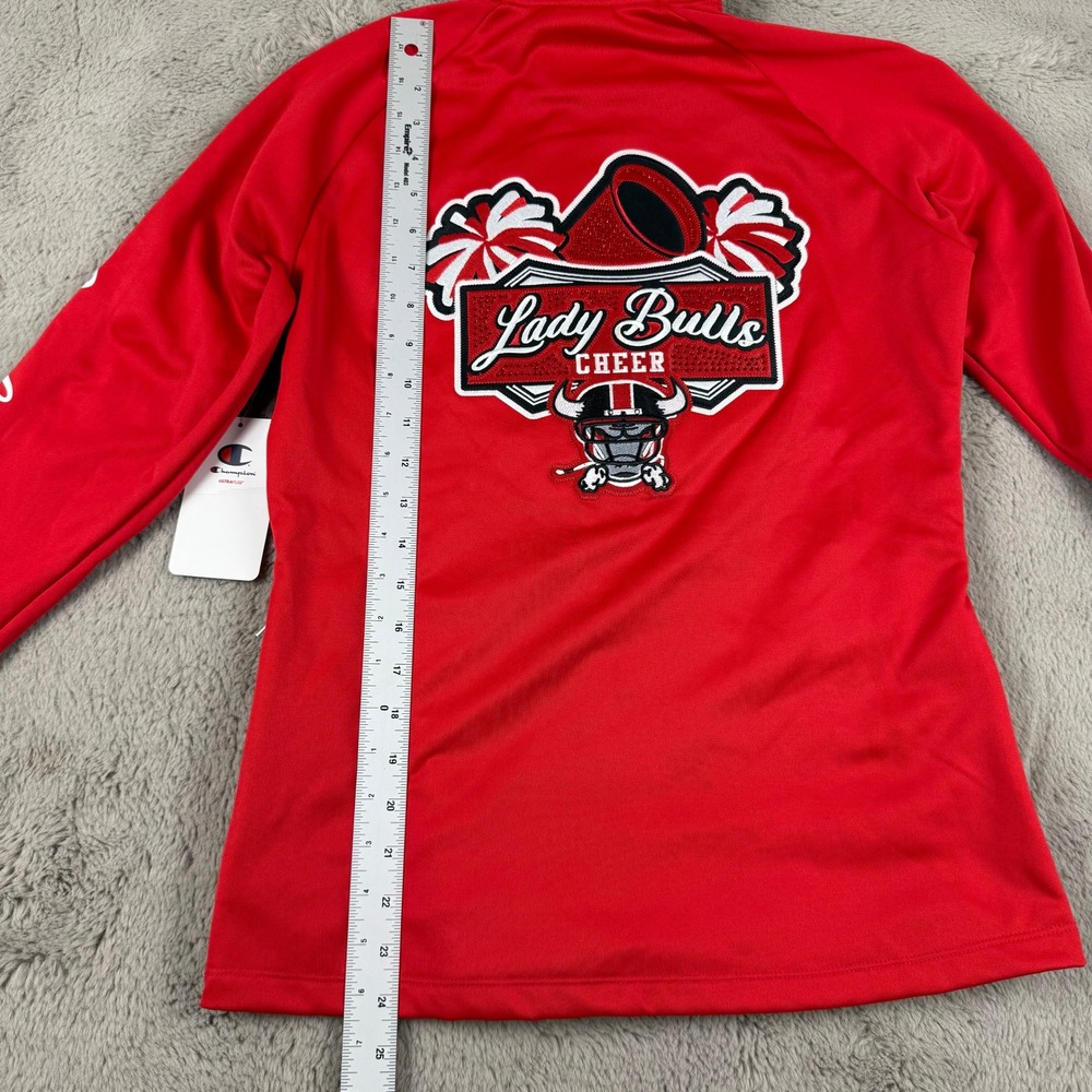 NWT Champion Track Jacket Los Toros Lady Bulls Cheer Full Zip Jacket Small Vtg - Picture 6 of 10